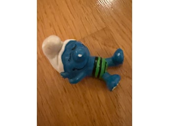 Smurf-figur i badbyxor