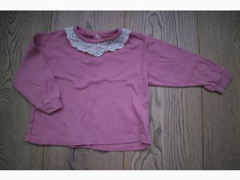 Rosa tröja med spets från H&M storlek 74 Rosa tröja med spets från H&M storlek 74