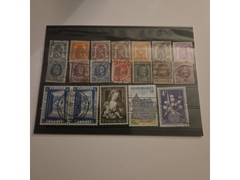 Frimärken Belgien blandade motiv