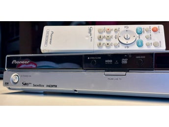 Pioneer DVD-inspelare DVR-545H-S, HDD *HDMI UTGÅNG*