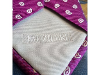 PAL ZILERI lila slips ny oanvänd Italien silke