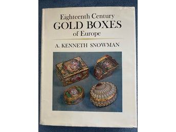 Eighteenth Century Gold Boxes Europe , book, lådor, bok, æske, låda, guld, snus, dåse