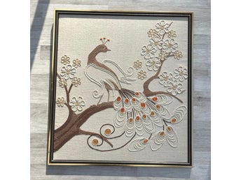 Tavla Vintagebroderade gobelänger från 1970-talet