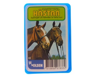 Kvartettspel : Hästar