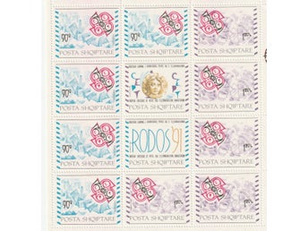 Albanien 1992-Europa block [Michel 2495/96 ] Kv 140:- ]Postfrisk**