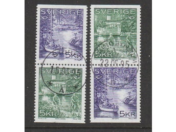 Sverige: F1904-1905 1995.Norden XI Lyxstämplade par. Se bild.