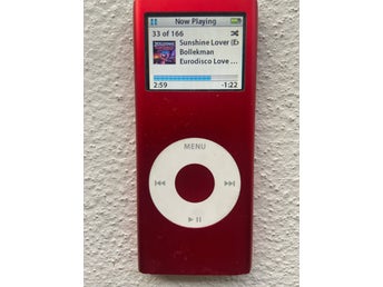 iPod Nano 2 - (PRODUCT)RED 8GB. Batteri testat plus 10 timmar.