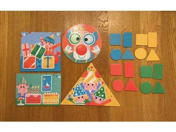 Spel Shapes and Colors färg och form från 2 år, Clementoni