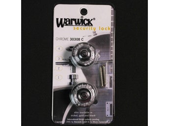 Warwick Security lock - Lås för axelband - Chrome 30308 C