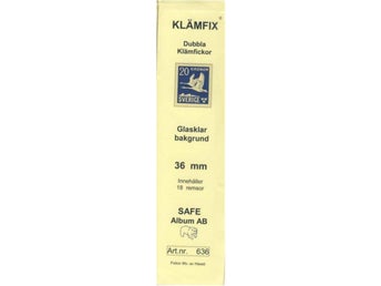 Klämfix 36 mm Glasklar