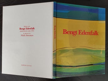 Bok Bengt Edenfalk Glaskonstnär. Glas Glaskonst.