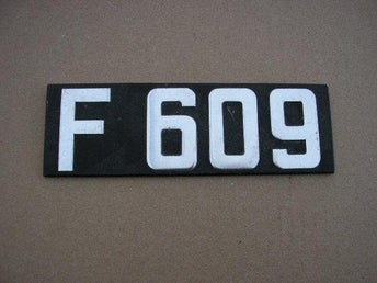 VOLVO Emblem Lastbil F609 / F 609