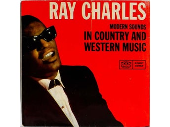 Vinylskiva med Ray Charles
