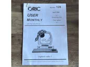 ORIC USER MONTHLY Number 128 April 1998