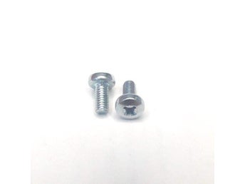 Maskinskruv M5x10 mm kullrigt huvud 10-pack