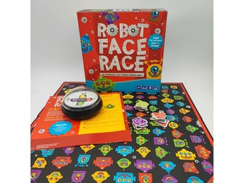Robot Face Race Sällskapsspel Komplett