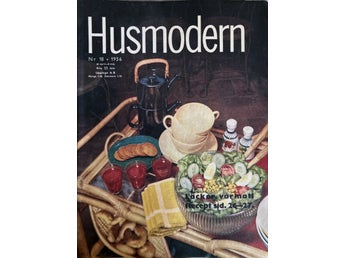 Husmodern 18 1956 Gunilla Cyréus, Frida Wass, Pia Nörling, Olga Skårman