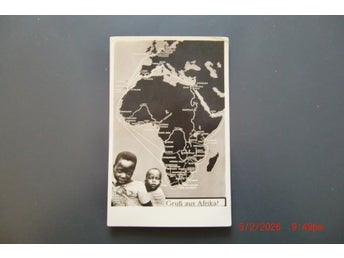 Sydafrika - Afrikakarta och barn beg 1936