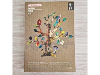 Totem Tree Cardboard Construction Set Kids on Roof 70 cm