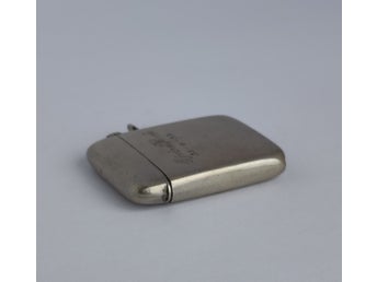 Antik dansk silver 830 handgjord Vesta Case tändsticksask Hållare