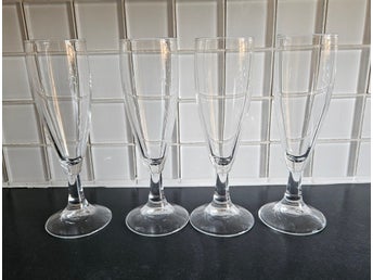 4 champagneglas