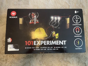NY! Alga Science 101 Experiment Experimentkit El Magnetism Byggsats Komplett