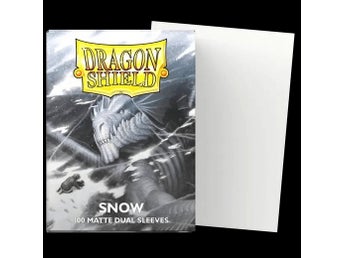 Dragon Shield Sleeves: Snow - Matte Dual (100)
