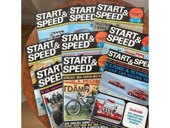 Start & Speed tidningar 1970-1973