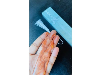 Handmade kids friendly bookmark made by Epoxy resin