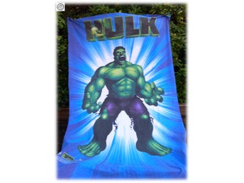 Hulken påslakan märkt Marvel 2003 Universal Studios 2003 Mycket sällsynt
