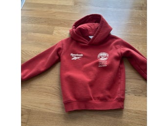 Reebok röd huvtröja