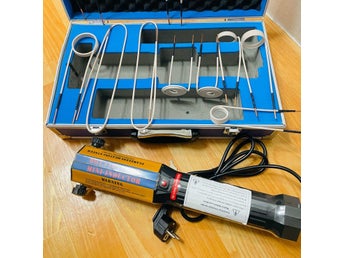 1000W flamlös elektromagnetisk mini induktionsvärmare med 10 spolar,99% ny skick