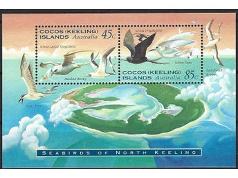 Cocos (Keeling) Isl. (Aus.) 1995 Fåglar 2v i block