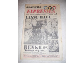 Expressen OS Olympia Melbourne 1956 fred 23 nov, Bengt Nilsson, Lasse Hall