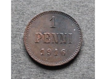 FINLAND - 1 Penni 1916 - KM # 13