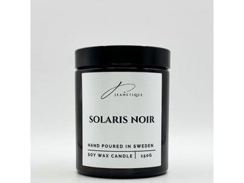 Solaris Noir Doftljus - 100% sojavax ljus