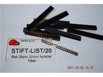 Stift list/20 10 stycken