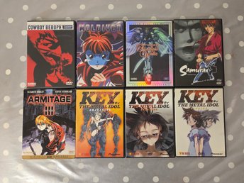 Anime dvd samling. OBS: USA-DVD.