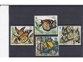 Mexiko 1988 Fjärilar 4v WWF