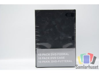 10-Pack DVD Fodral - Case För Förvaring DVD - Svart - Tomma Fodral