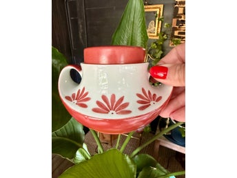 Vintage porslin burk från Seltmann Weiden Bavaria – Marina, signerad Ingrid 77