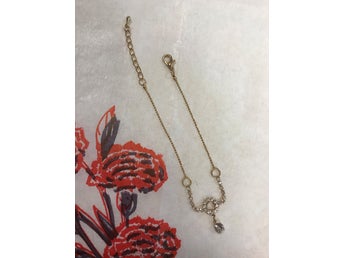 Fotlänk, Fotsmycke, Vristlänk med Strass