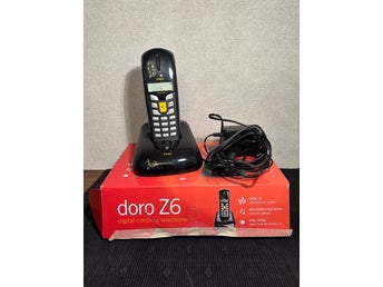 Doro Z6 trådlös telefon komplett i originalkartong fungerande