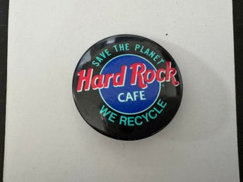 Hard rock café. Dave thenplanet we recycle knapp med nål B5