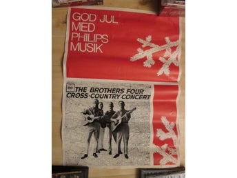Fontana reklam poster 1963 The brothers four