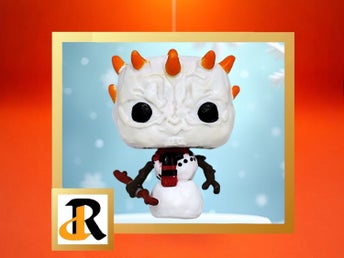 Funko Pop-figur föreställande Darth Maul från Star Wars i form av en snögubbe