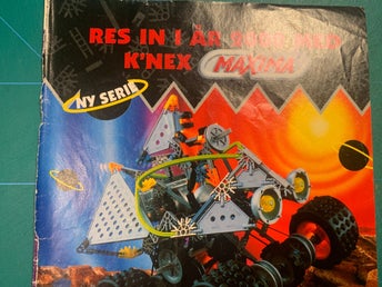 Retro-annons ”K’Nex - om du vill bygga med fantasi” från 1999
