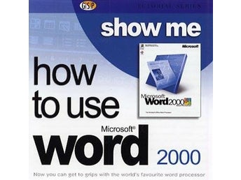 LÄR DIG ANVÄNDA MICROSOFT WORD / CDROM t. PC / NY inplastat