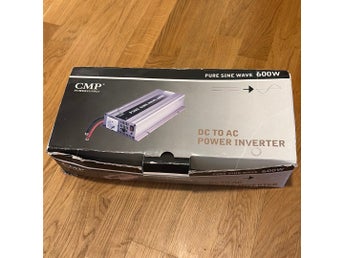 CMP Pure Sine Wave 600W DC 12V till AC 230V Power Inverter
