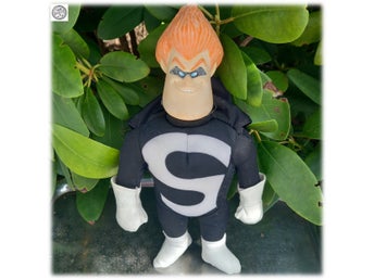 Mr Incredible från superhjältarna figur märkt the Incredibles Disney Fint skick
